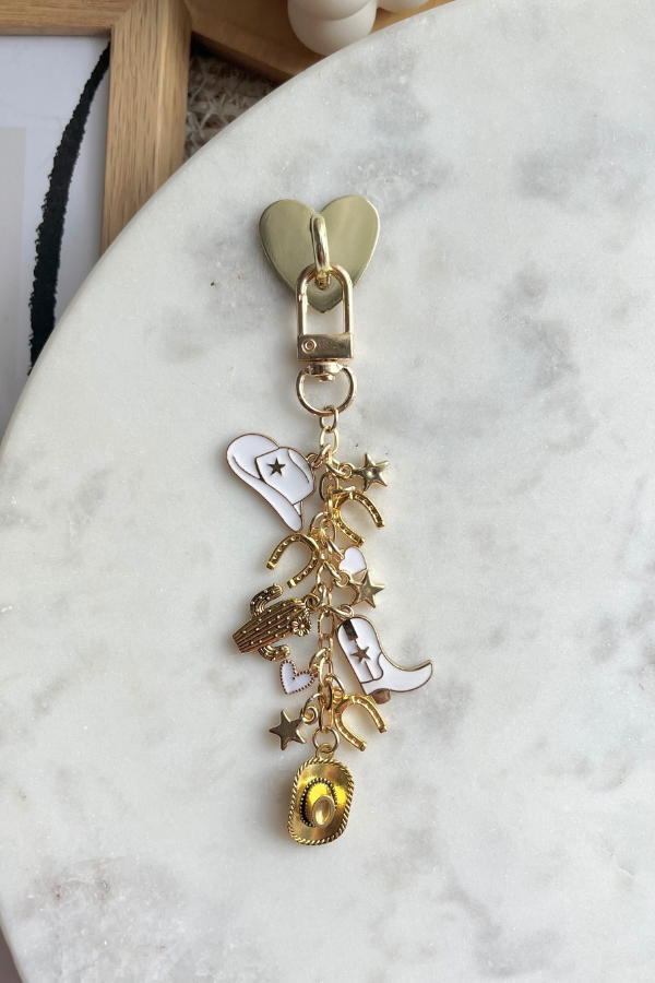 Cowgirl Chain, Cowboy Romance Chain, Kindle Charm, Kindle Charms, Kindle accessories, Ereader, ereader accessories, Cowgirl Merch, cowboy romance gift, book lover gift, bookish, ereader, ereader accessories, gift for readers, gifts for her, bookish gifts