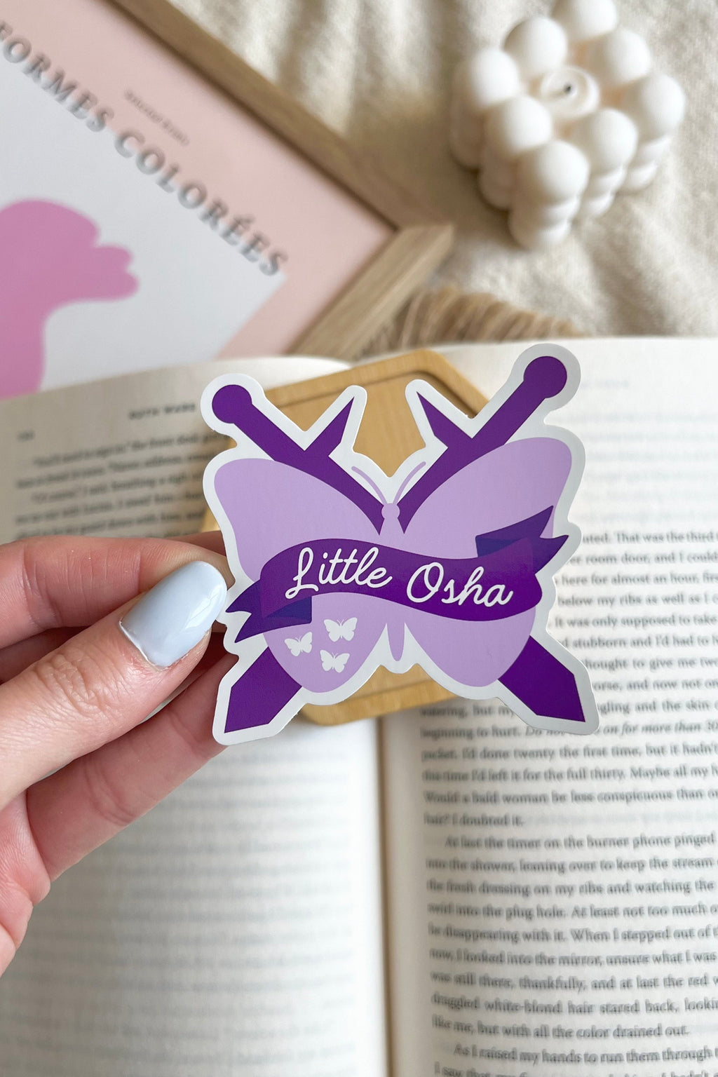Quicksilver, Bookish Sticker, Quicksilver Sticker, Waterproof Sticker, Romantasy Sticker, Kindle Sticker, Book lover gift, Book lover, Little Osha, Kingfisher, Booktok, Quicksilver Merch, Quicksilver accessories, butterfly sticker, Romantasy Merch, romantasy accessories